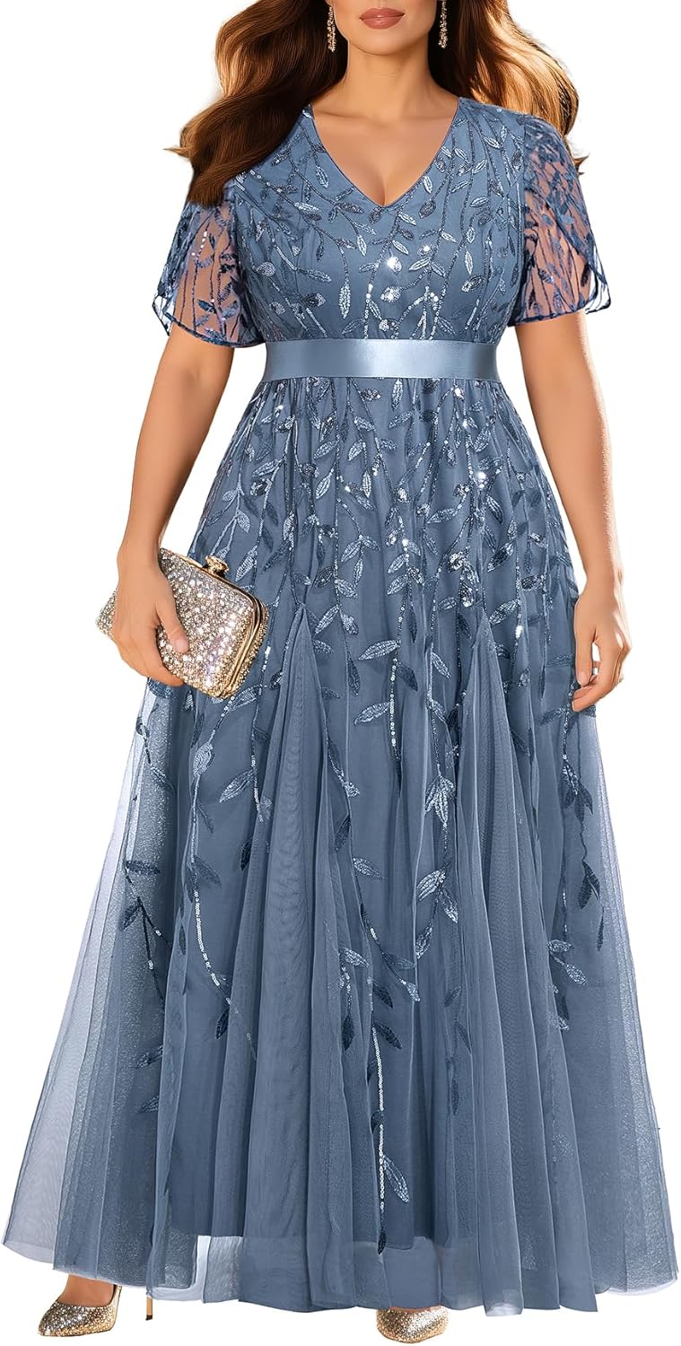 Plus Size Formal Dresses for Evening Gowns and Weddings