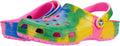Crocs Kids' Classic Tie Dye Clogs - Colorful, Comfy Summer Shoe