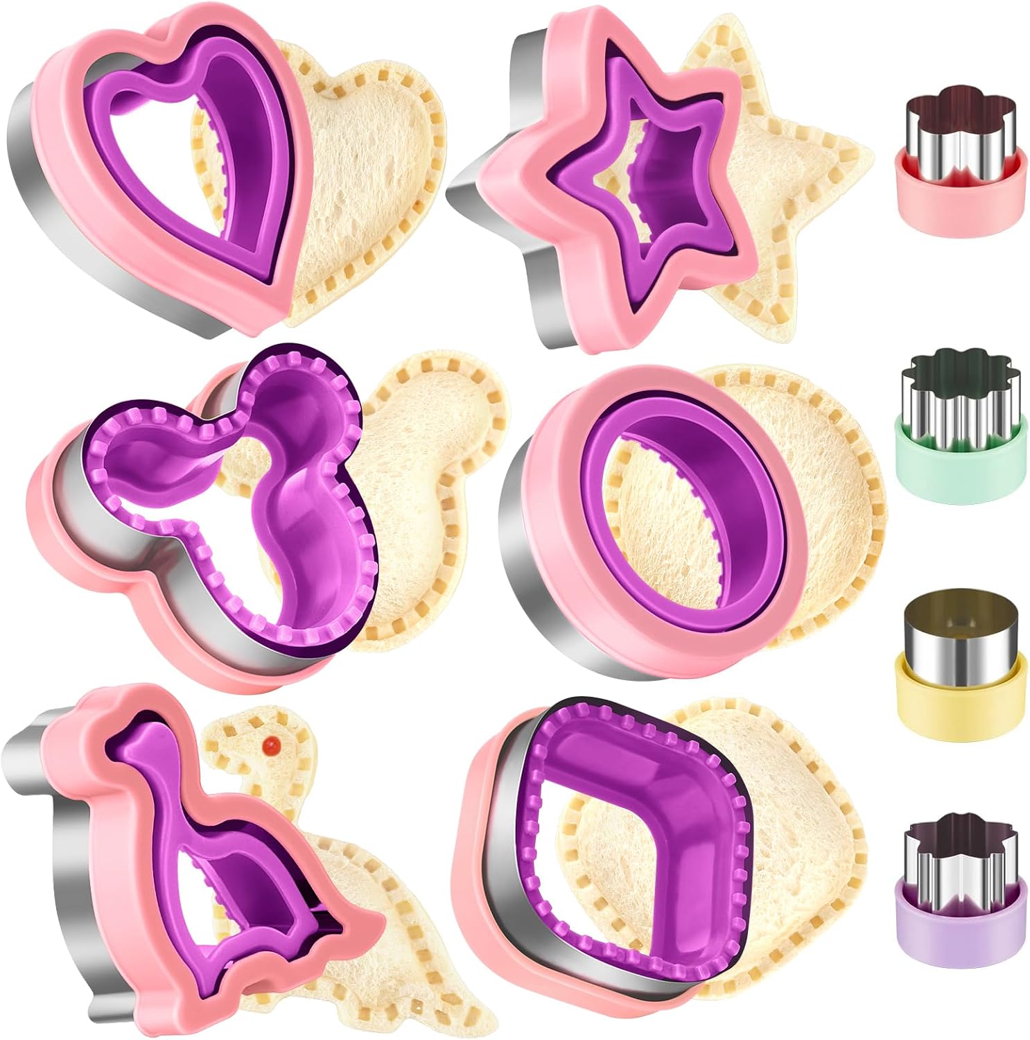 NPET Sandwich Cutter Sealer Set - No More Crusts!