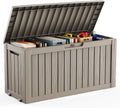 DRATO 75 Gallon Deck Box - Large Waterproof Outdoor Storage