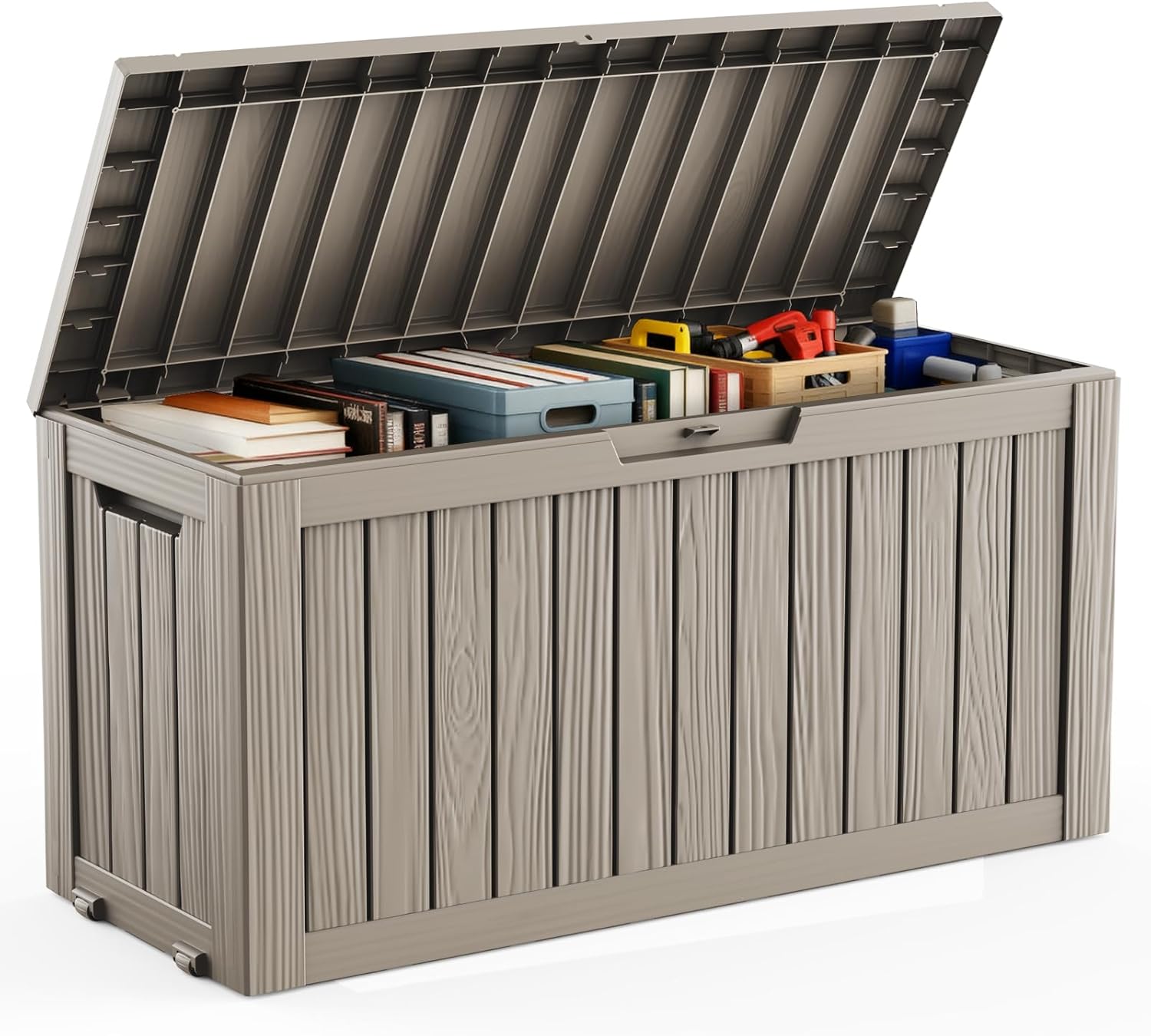 DRATO 75 Gallon Deck Box for Outdoor Storage and Organization