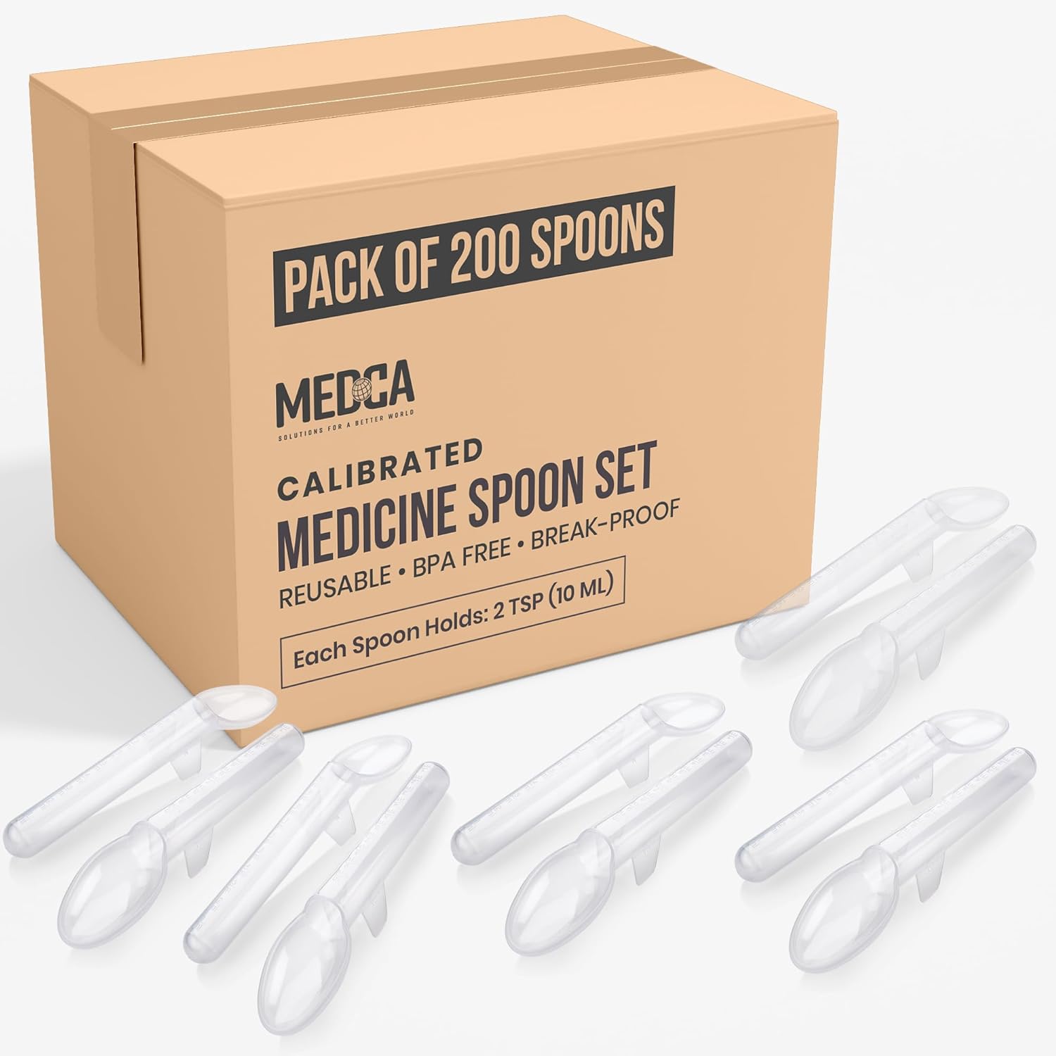 Calibrated Medicine Spoon for Kids - Accurate Liquid Dosing