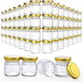 Small Glass Jars 60 Pack 1.5 oz Mini Jars with Lids - Party Favors