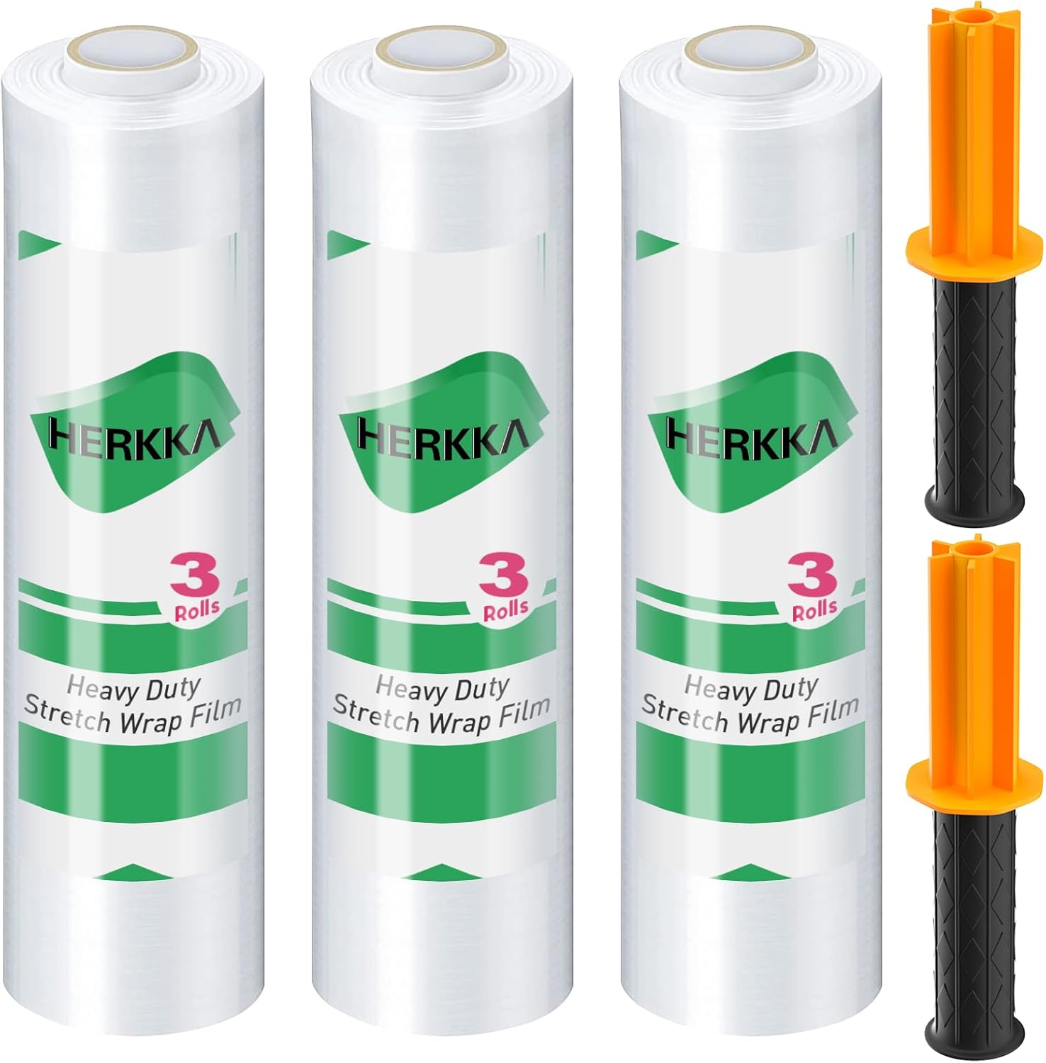 Industrial Strength Stretch Film with Handles for Moving and Storage