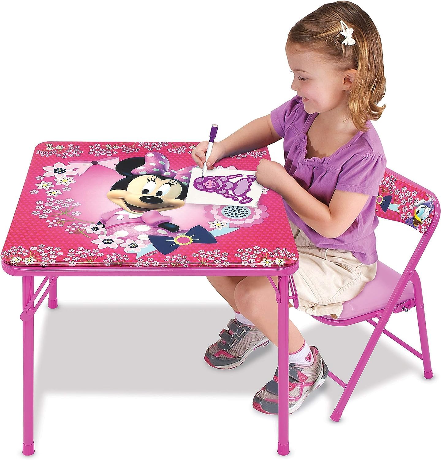 Exclusive Minnie Mouse Toddler Table & Chair Set - Comfort & Style for Ages 24-48M