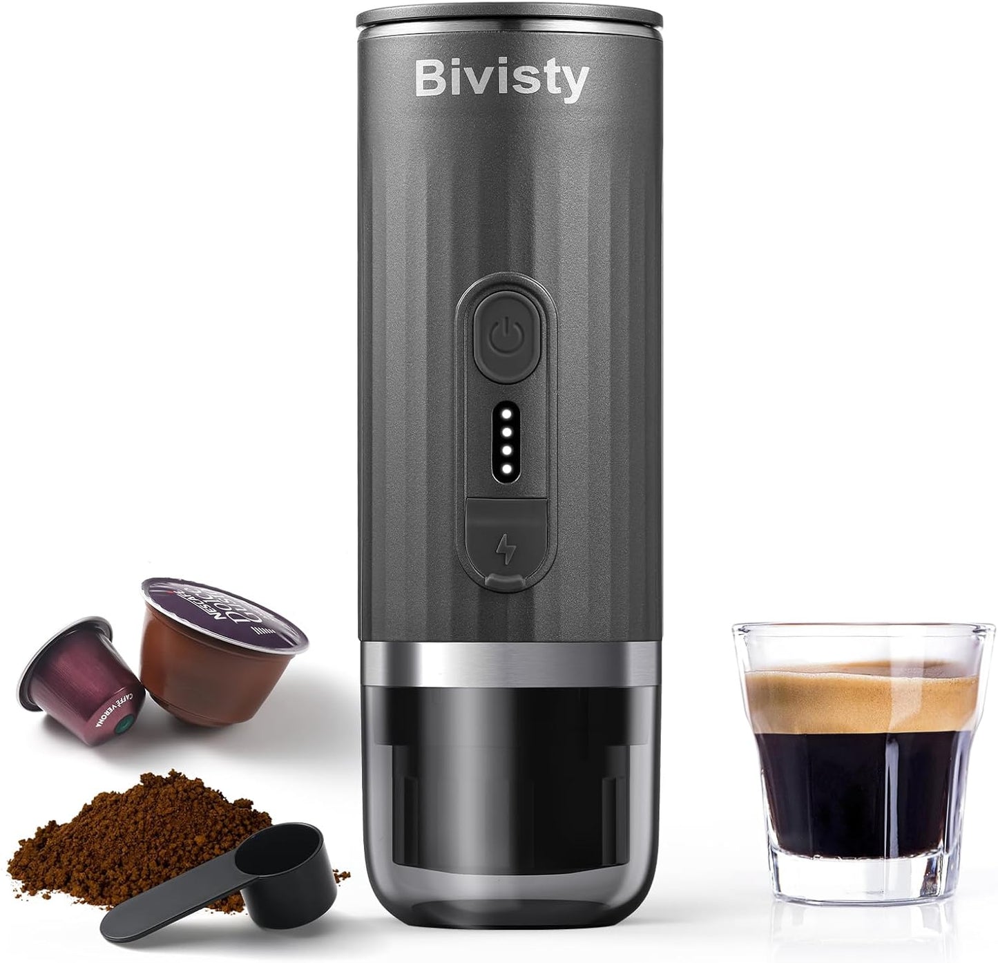 Wireless Self-Heating Espresso Maker for On-the-Go