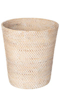 Kouboo Loma Round Rattan Paper Waste Basket for Home Use