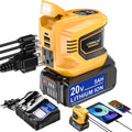Real 200W Power Inverter Compatible with Dewalt 20V Max - Portable