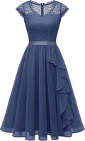 Bridesmaid Short Prom Dress A-Line Knee Length - Comfortable Fit