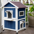 Rockever Outdoor Cat House for Feral Cats - Spacious & Weatherproof