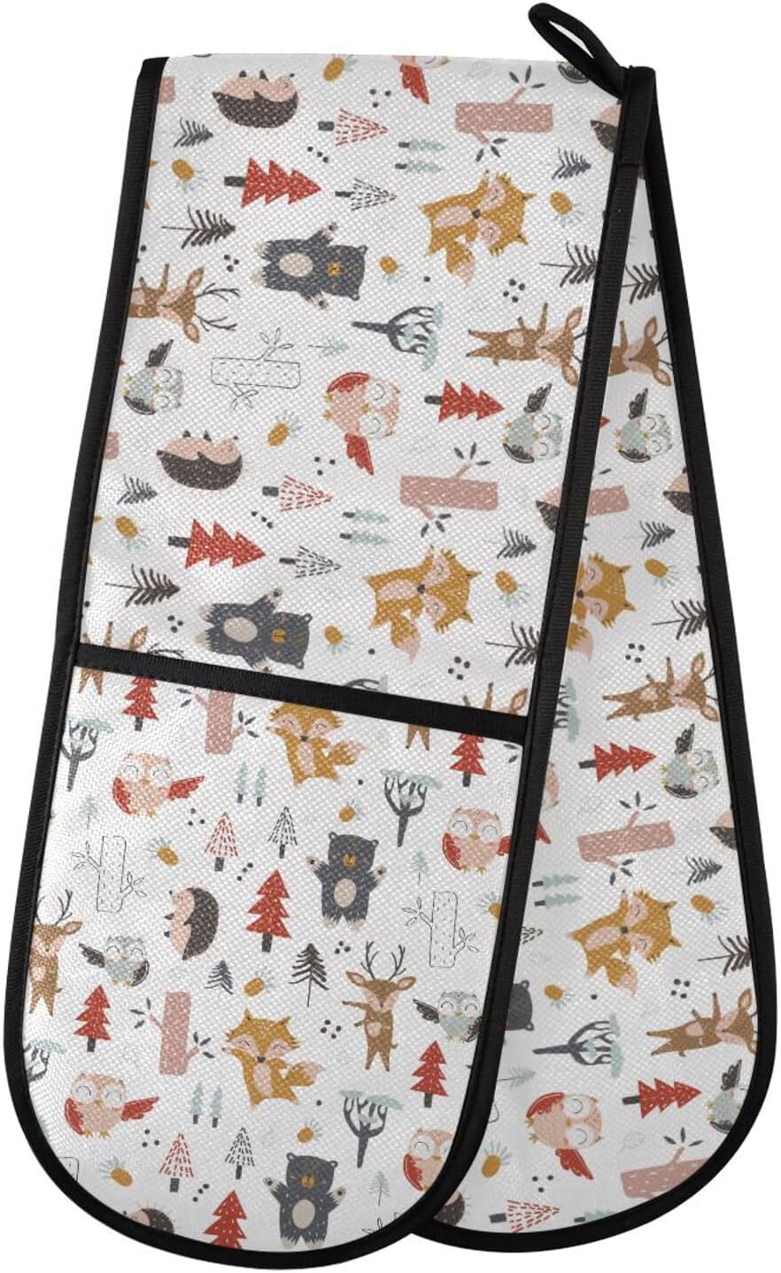 Heat-Resistant Double Oven Mitts by Tatenale: Adorable Kitchen Essential