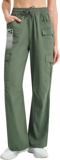 Women's Cargo Hiking Pants Lightweight Quick Dry Straight (Style 6NRM)