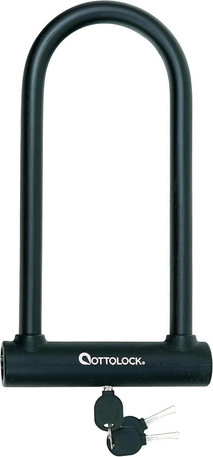 OTTOLOCK Sidekick XL Full-Size U-Lock for Bicycle Security