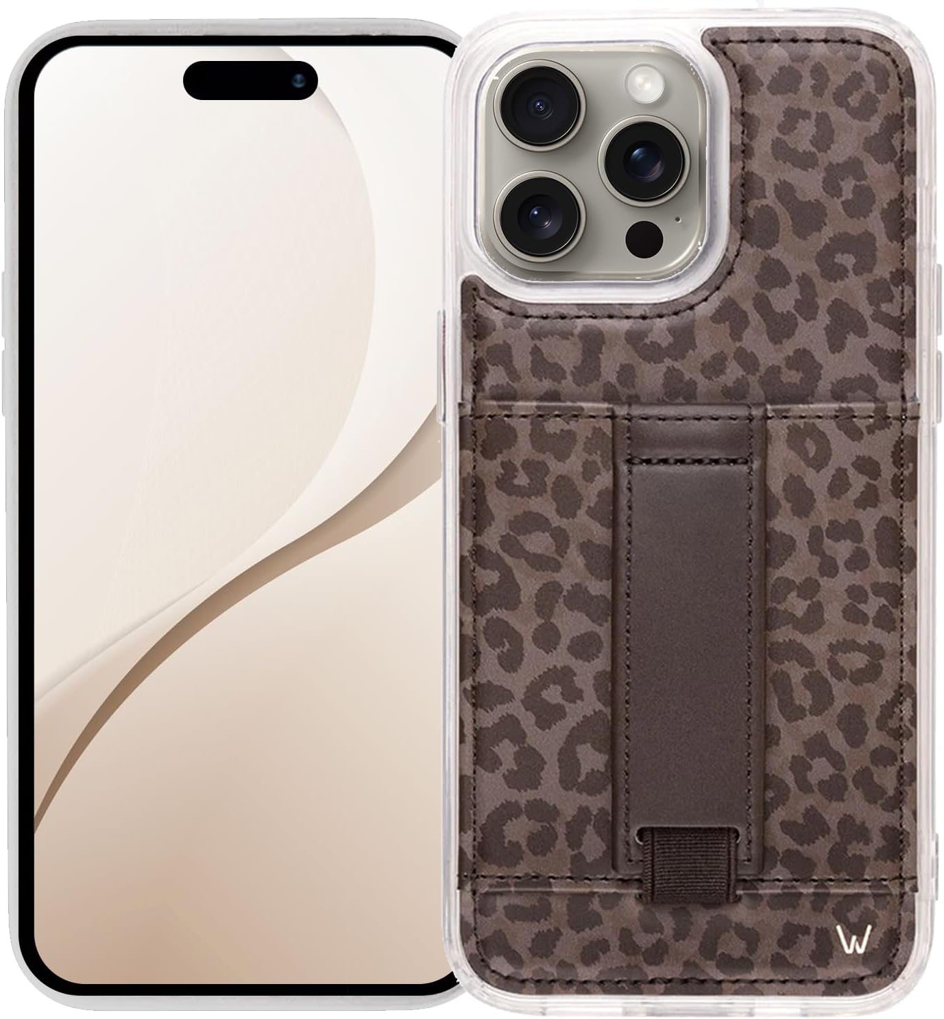 Walli iPhone 16 Pro Case with Card Holder and Kickstand Feature