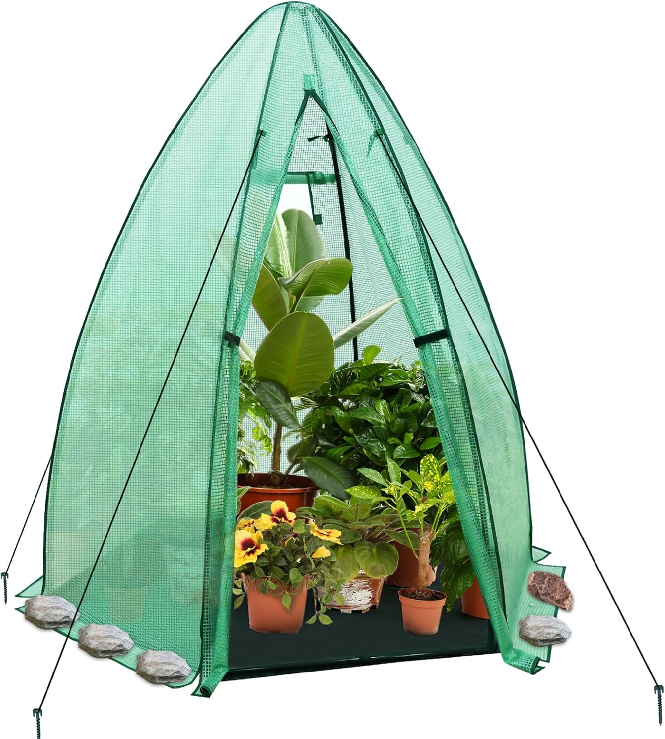 EAGLE PEAK Portable Mini Greenhouse - Year-Round Indoor Gardening!