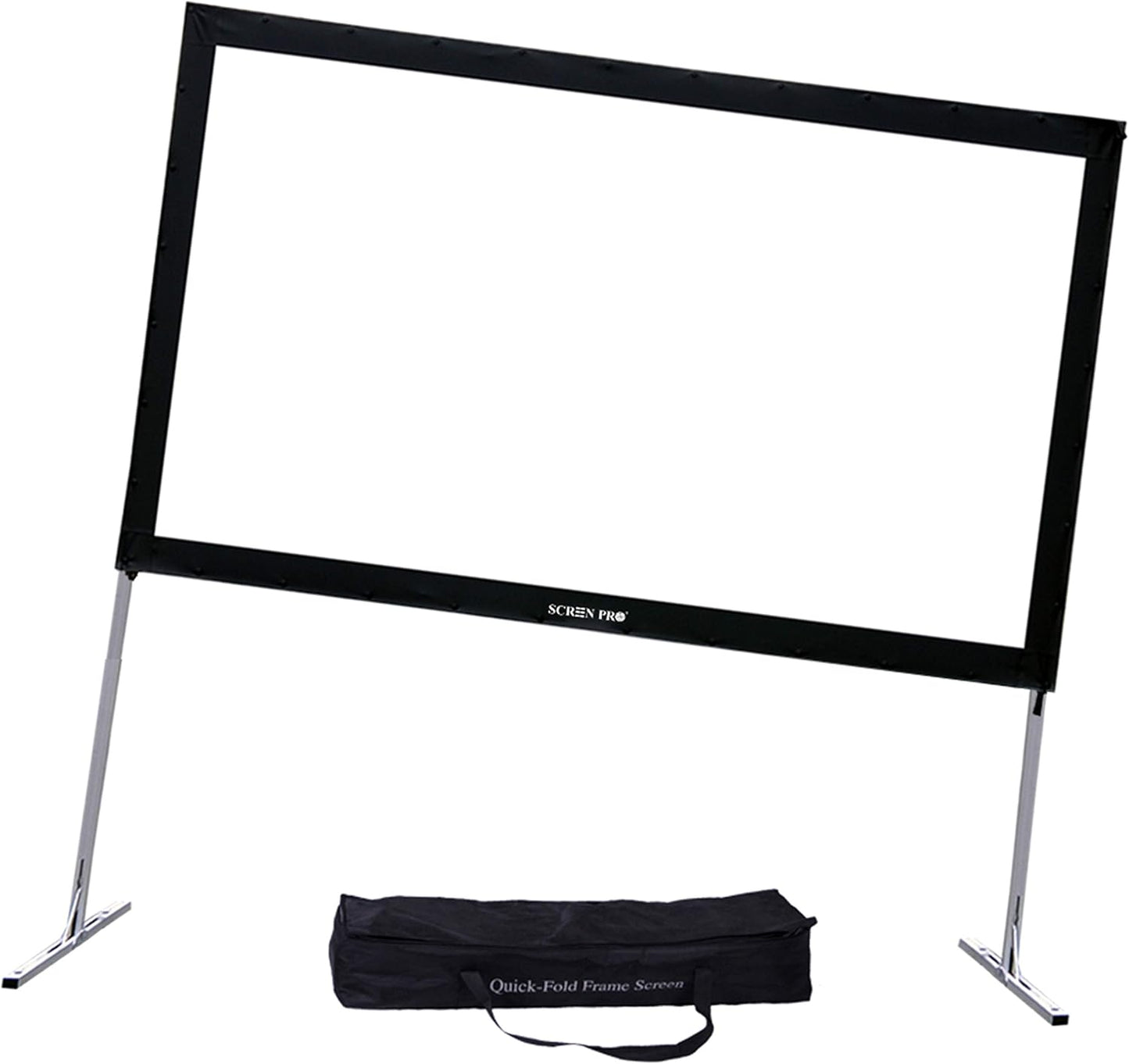 144-Inch Portable Projector Screen with Stand for Home Theater