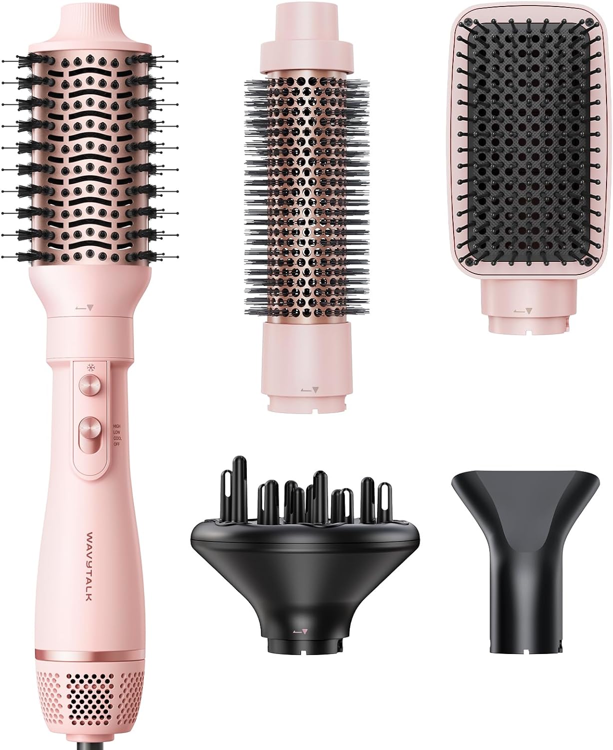 Wavytalk Air Sculpt 5-in-1 Hot Air Brush Set for Perfect Styles