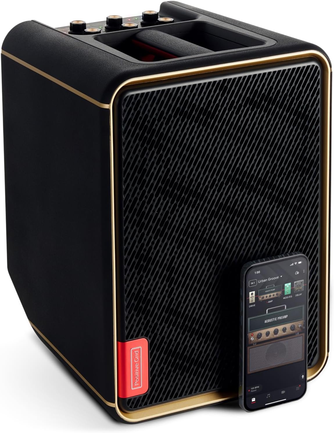 Positive Grid Spark Edge 65W Portable Smart Guitar Amp & PA System