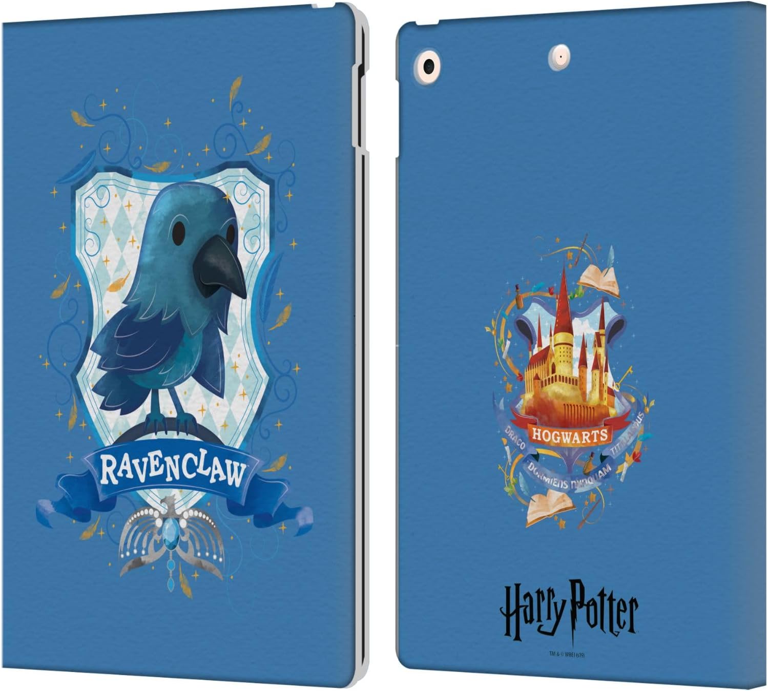 Harry Potter Ravenclaw Leather Wallet Case for iPad 10.2 2019-2021