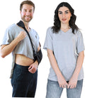 Unisex Post Surgery & Rehab V Neck Dual Access Snap Shirt - Easy