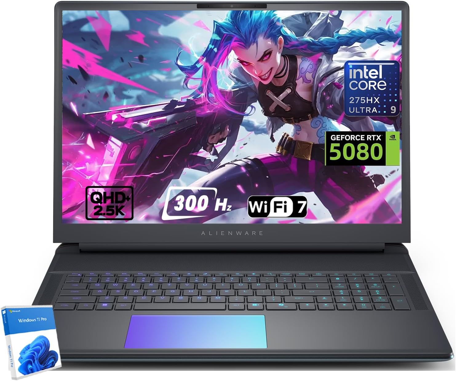 Alienware 18 Area-51 Gaming Laptop with NVIDIA RTX 5080 Power