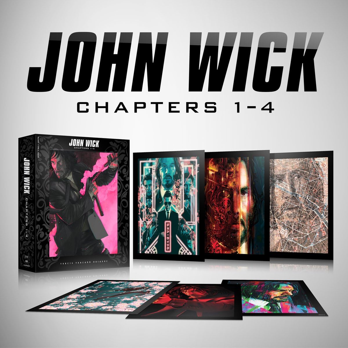John Wick: 4 Movie Ultimate Collection Chapters 1-4 Box Set