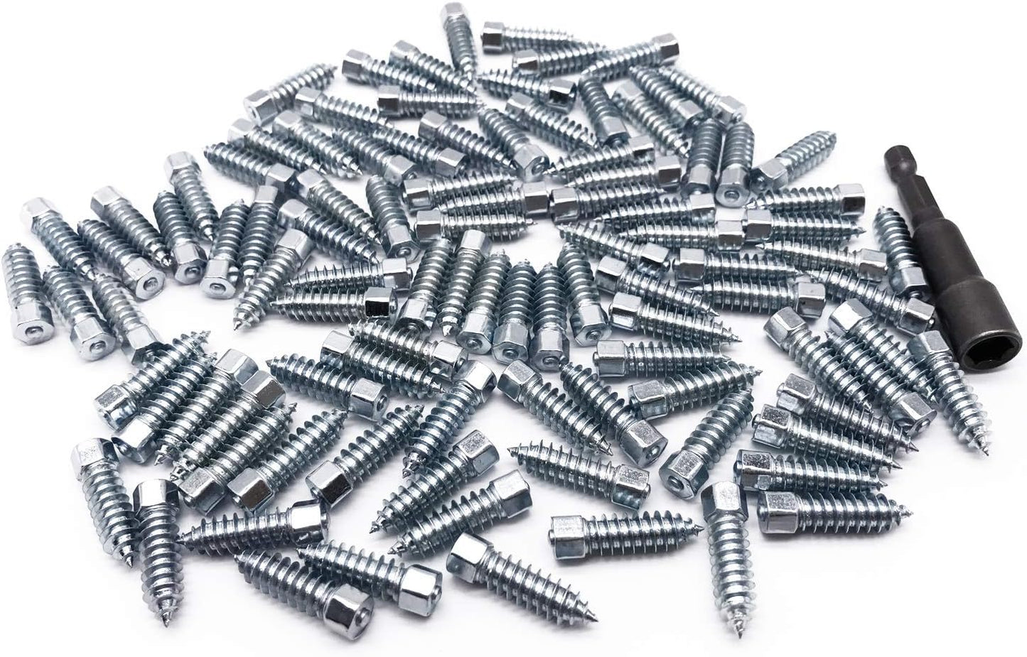 Marrkey 30mm Anti-Slip Snow Tire Studs for Trucks and Equipment