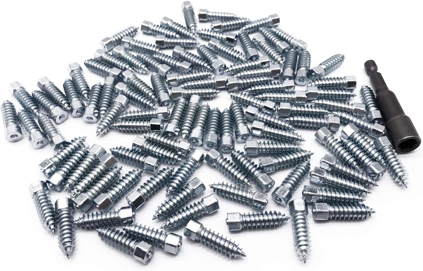 Marrkey 30mm Anti-Slip Snow Tire Studs for Trucks and Equipment