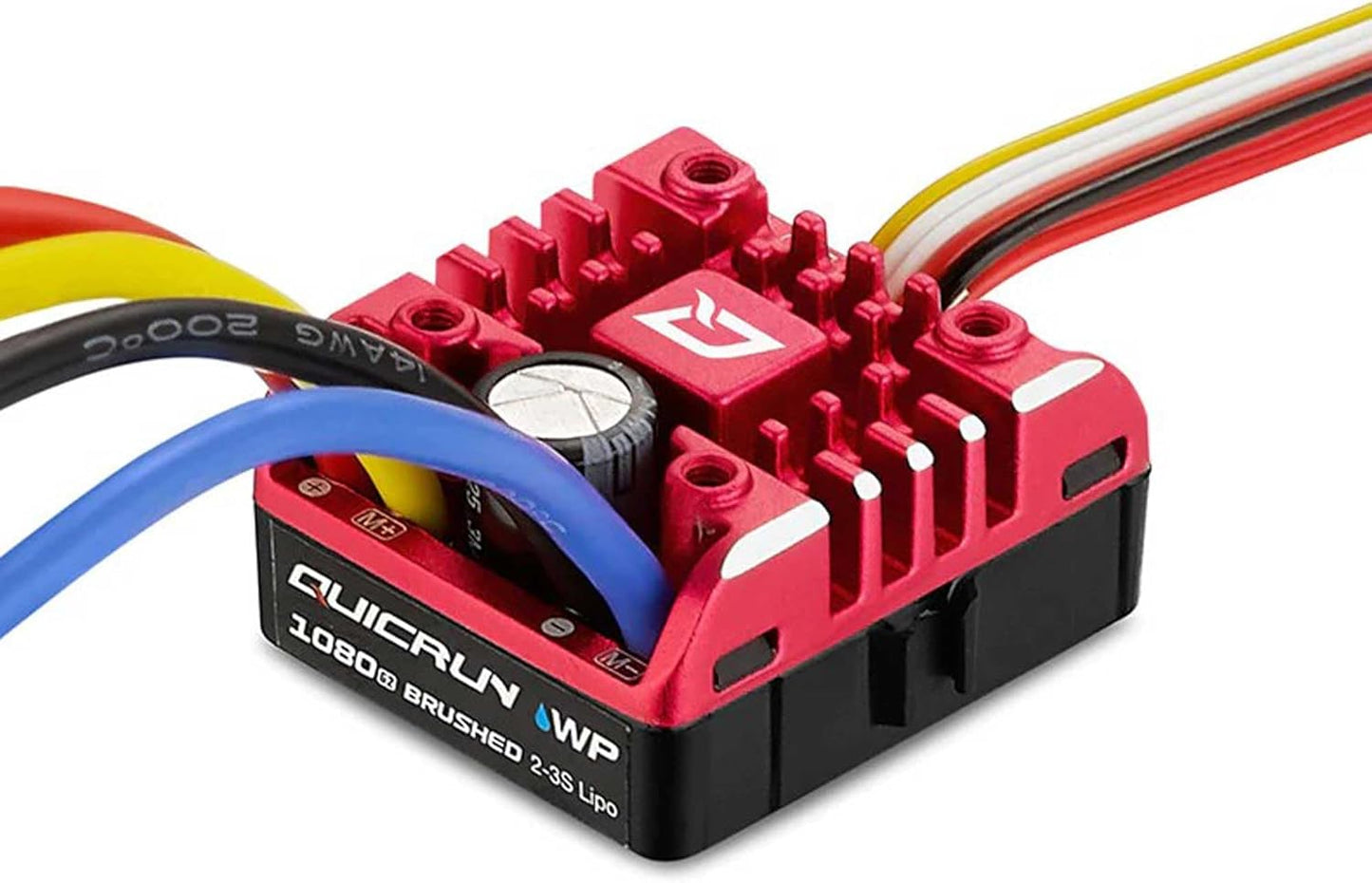 Hobbywing QUICRUN WP 1080 G2 Brushed ESC for All-Weather Racing