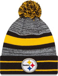 NFL Official Sport Knit Classic Cuffed Pom Beanie - Warm Game Day Hat