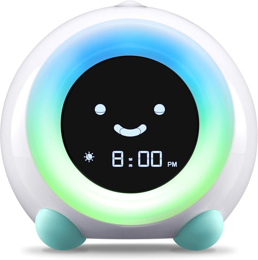 LittleHippo Mella Kids Alarm Clock for Sleep Training and Fun