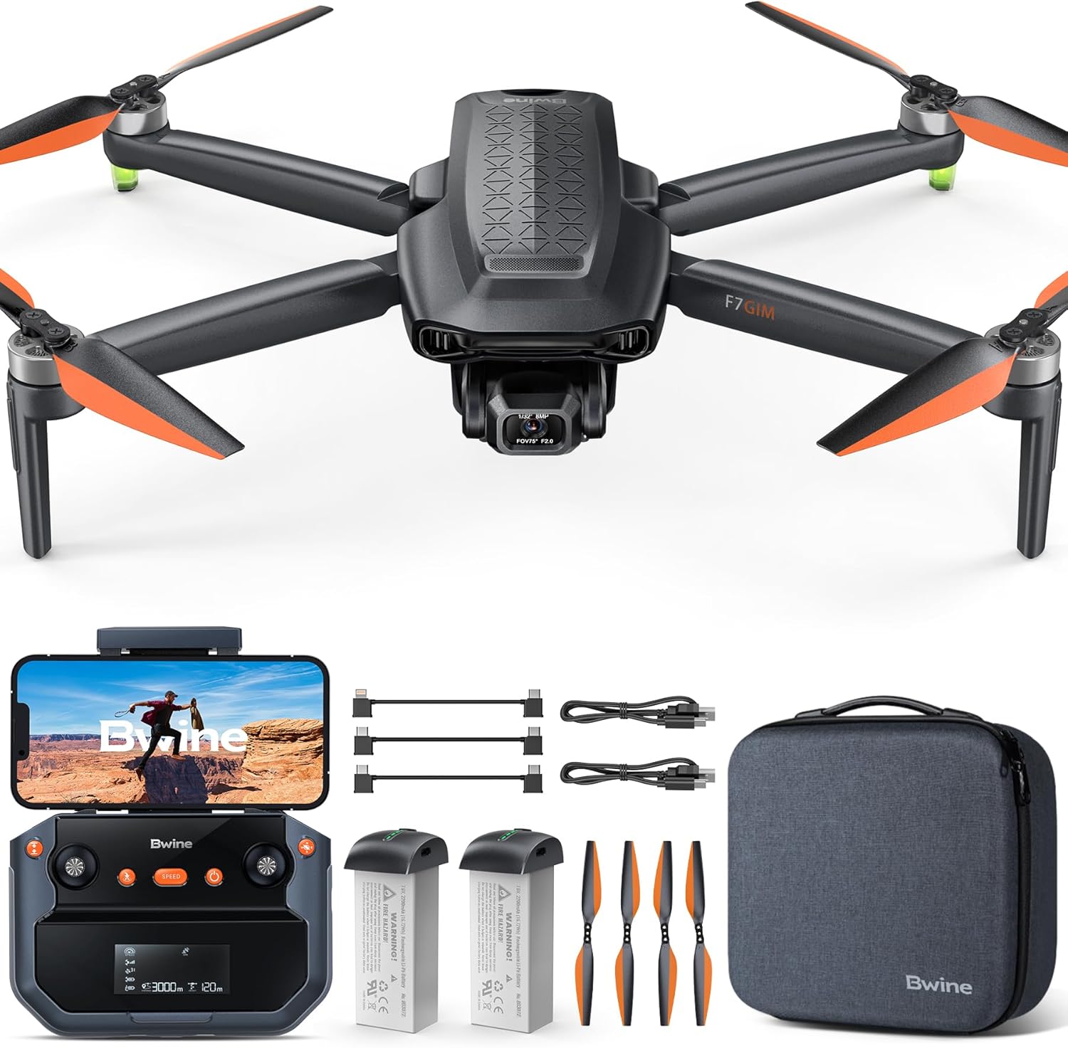 Bwine F7GIM Pro Drone with 6K UHD Camera and 70Mins Flight Time