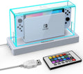Mooroer Dust Cover with 16 LED Colors Light Base for Nintendo Switch