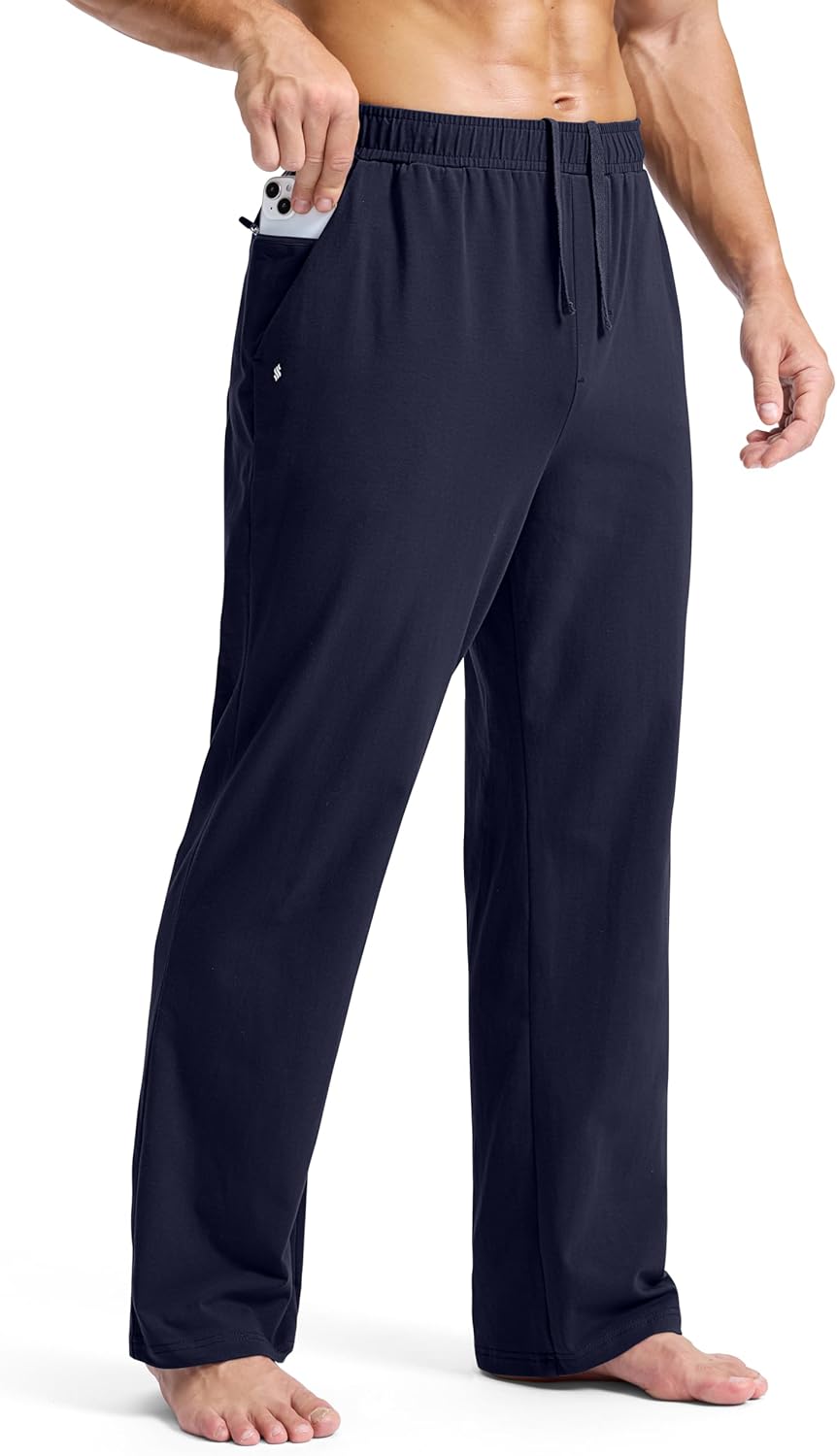 Soothfeel Men's Cotton Sweatpants for Comfort and Style
