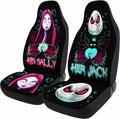 Horror Nightmare Skellington Front Seat Covers for Sedan Truck SUV