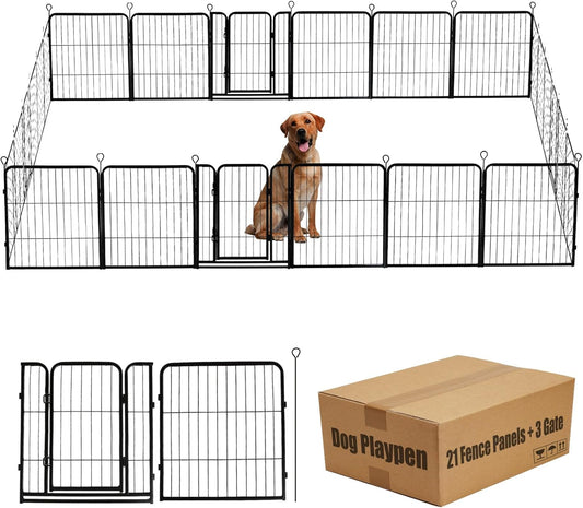 Dog Playpen for Outdoor Use - Portable Pet Fence Solution