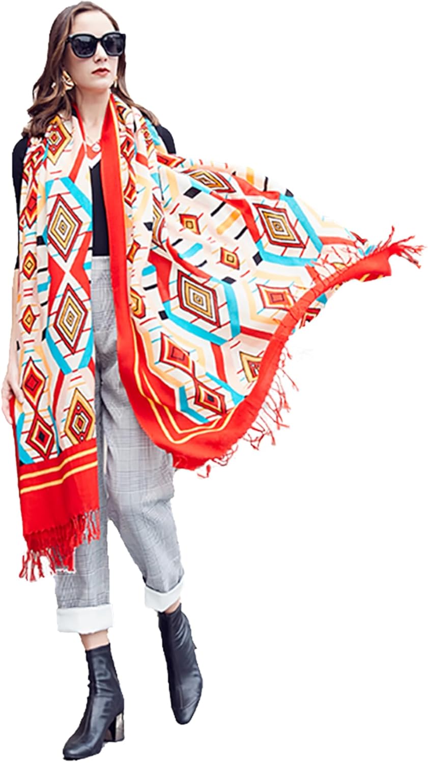 Luxurious 100% Merino Wool Pashmina Shawl for Women