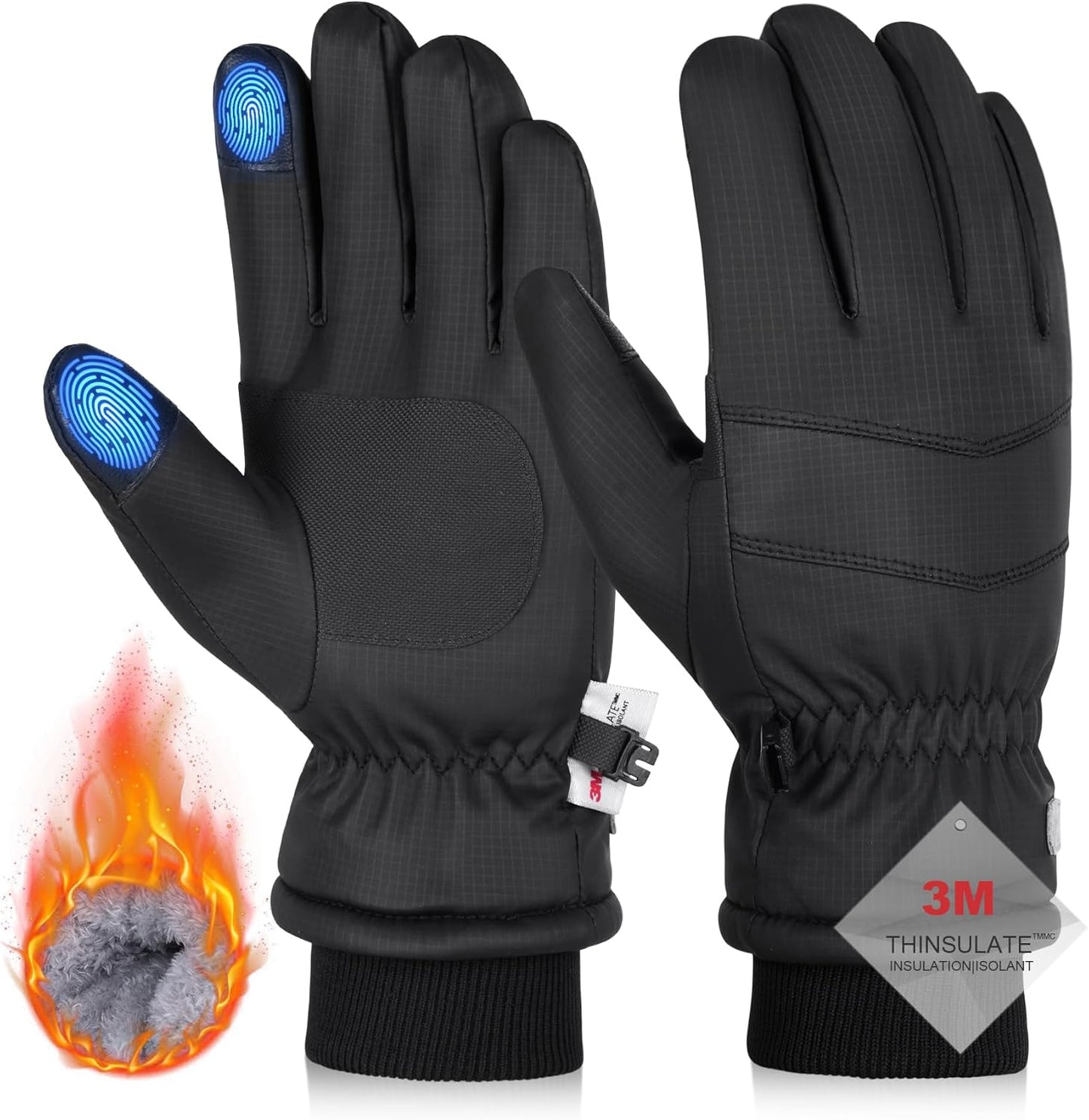 Sukeen 3M Thinsulate Touchscreen Gloves - Warm & Water-Resistant