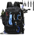 Fishing Tackle Backpack Storage Bag - Convertible Shoulder Pack