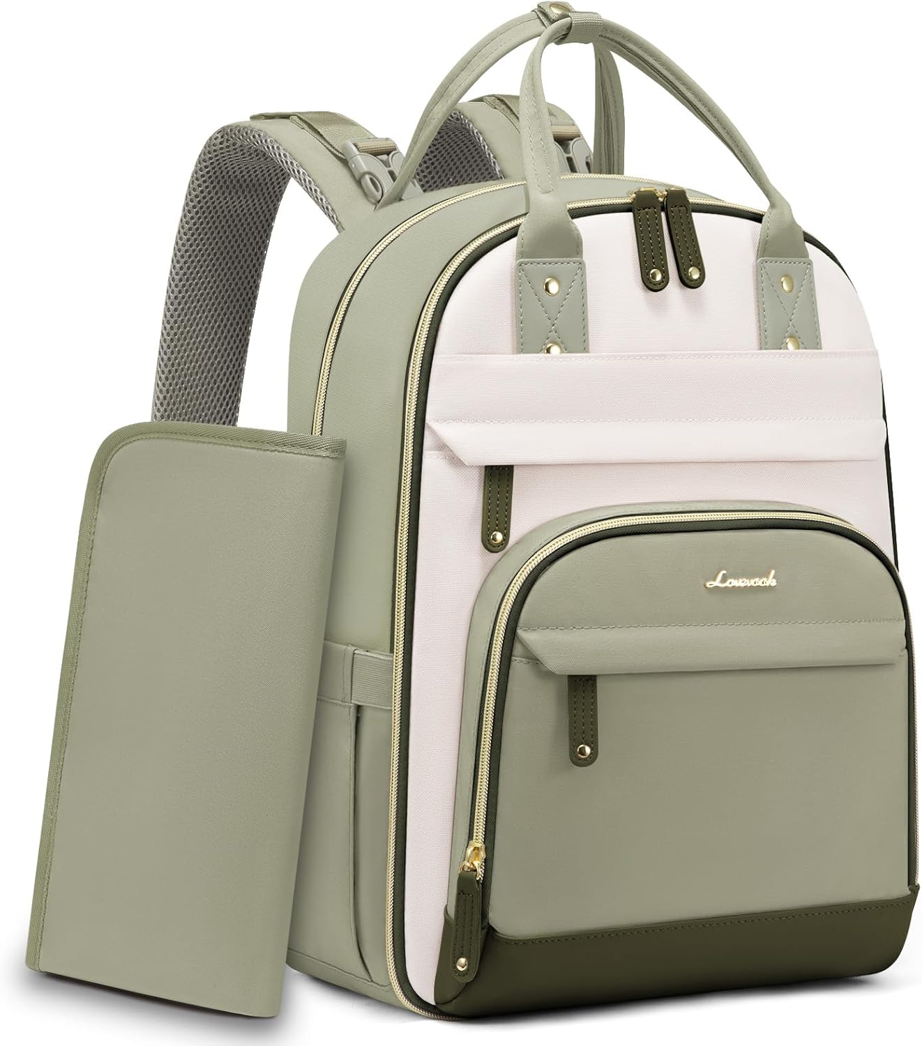 LOVEVOOK Diaper Bag Backpack: Large Capacity for Parents