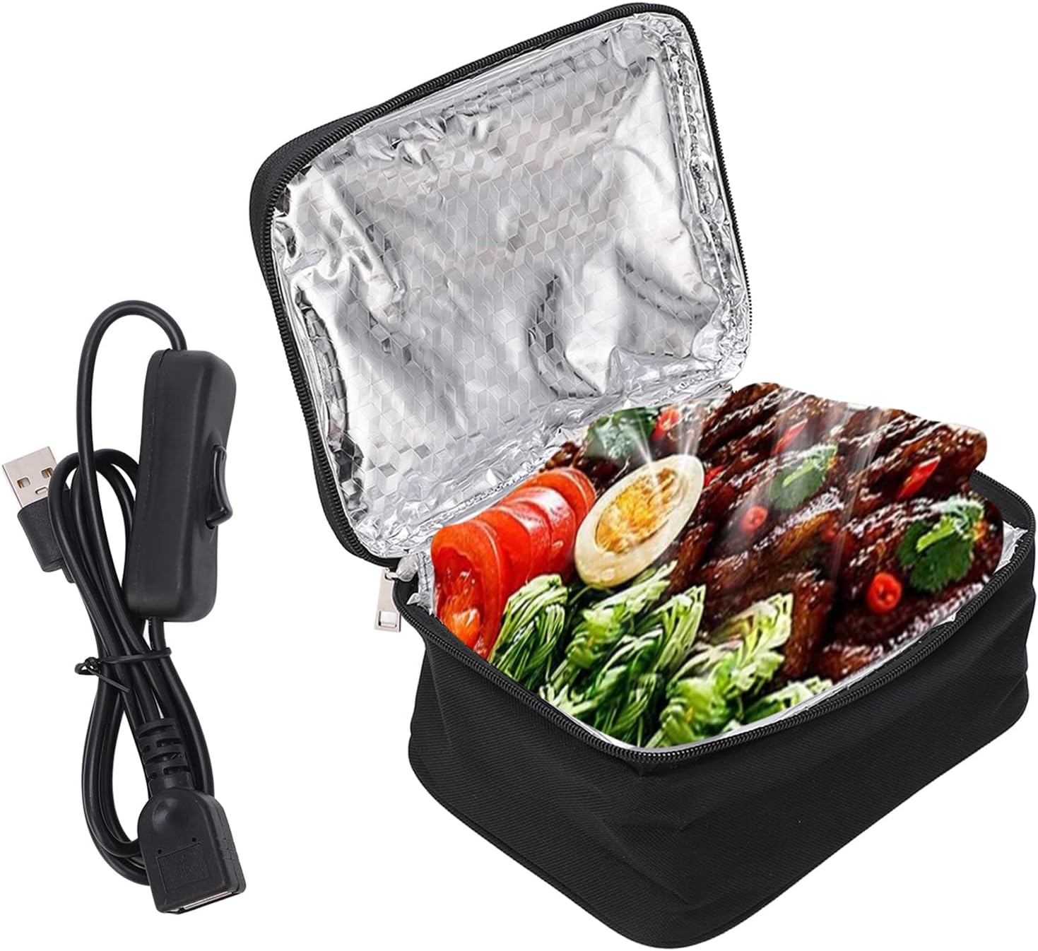 Portable Oven Food Warmer - 2 Heating Methods