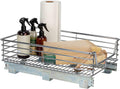 Glidez Chrome-Plated Steel Extended Depth 1-Tier Under-Sink Organizer
