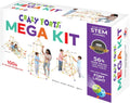 Everest Mega Kit 108pc Rod & Ball Fort Building Set - Bonus Light
