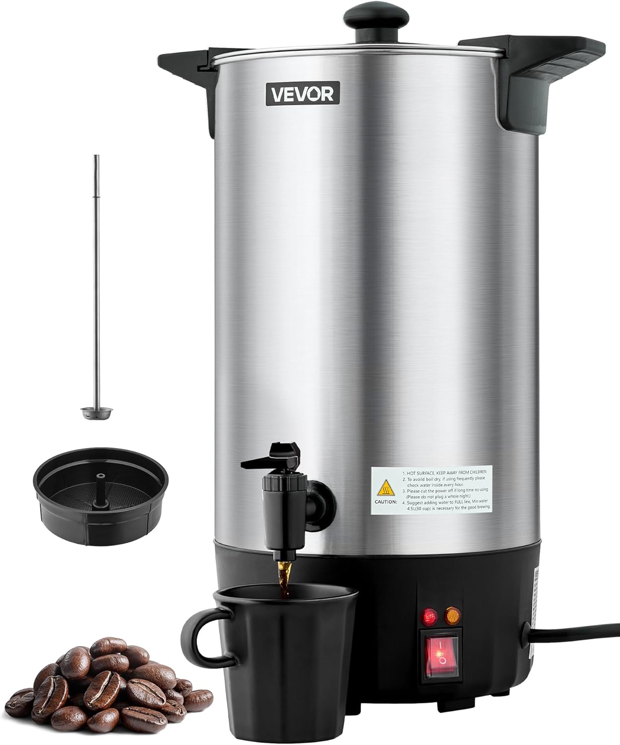 VEVOR Commercial Coffee Urn for Efficient Brewing and Serving