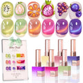 Double Rhythm Fruit Cat Eye Gel Nail Polish Set of 6 - Shimmer
