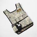 20LBS - 140LBS Adjustable Weighted Vest With Shoulder Pads Option