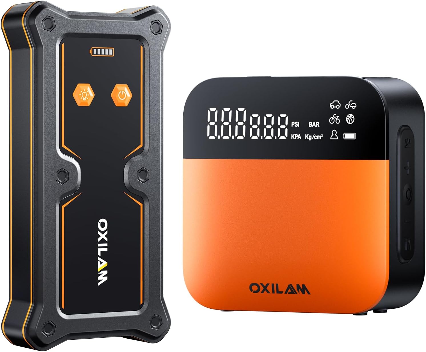 Ultimate Power Duo: OXILAM Jump Starter & Inflator