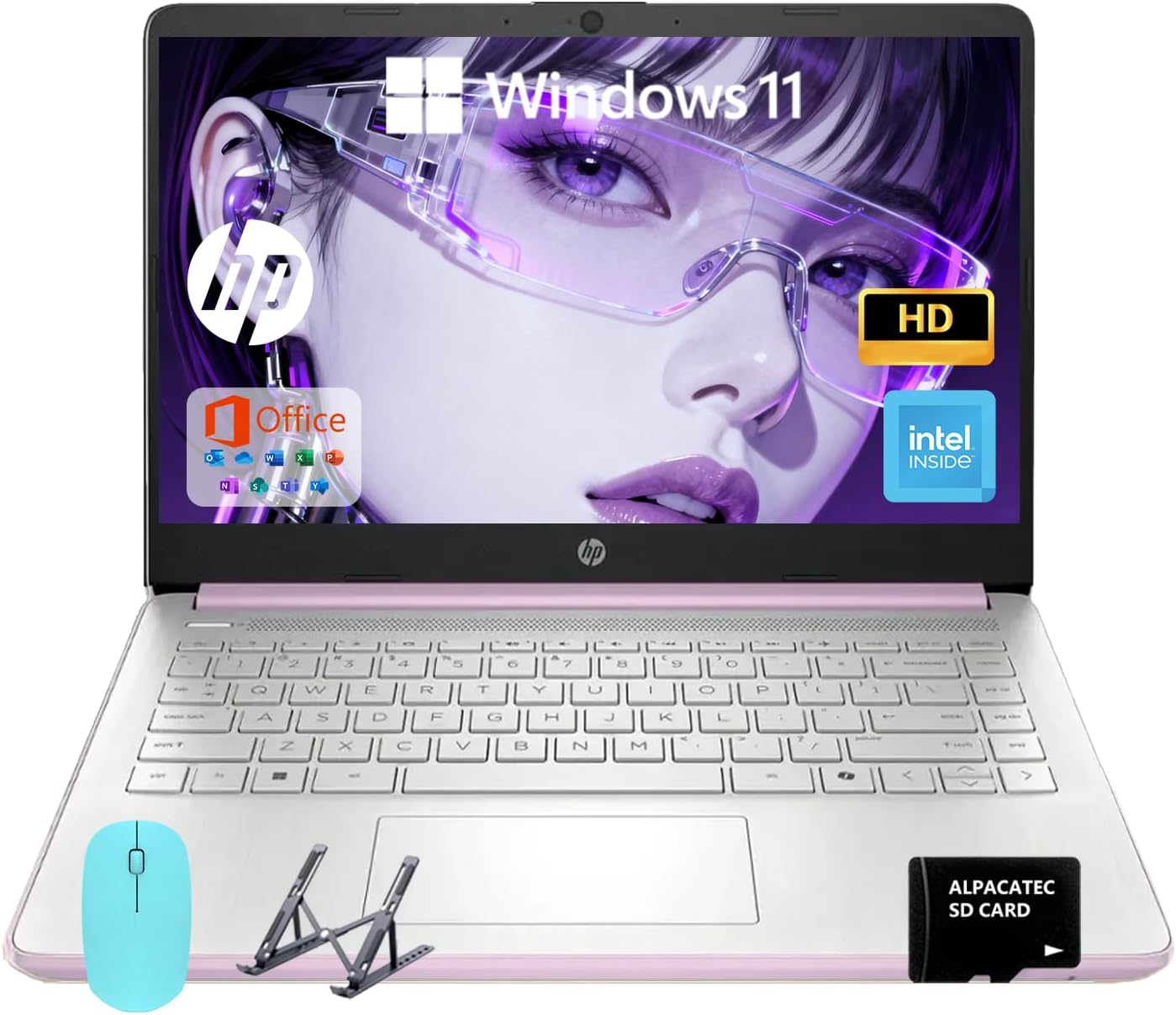 HP 14 Inch Laptop with Microsoft 365 and Copilot AI Features