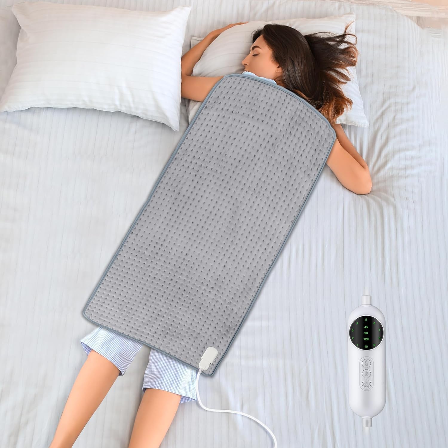 Extra Large Heating Pad for Back Pain Relief and Comfort