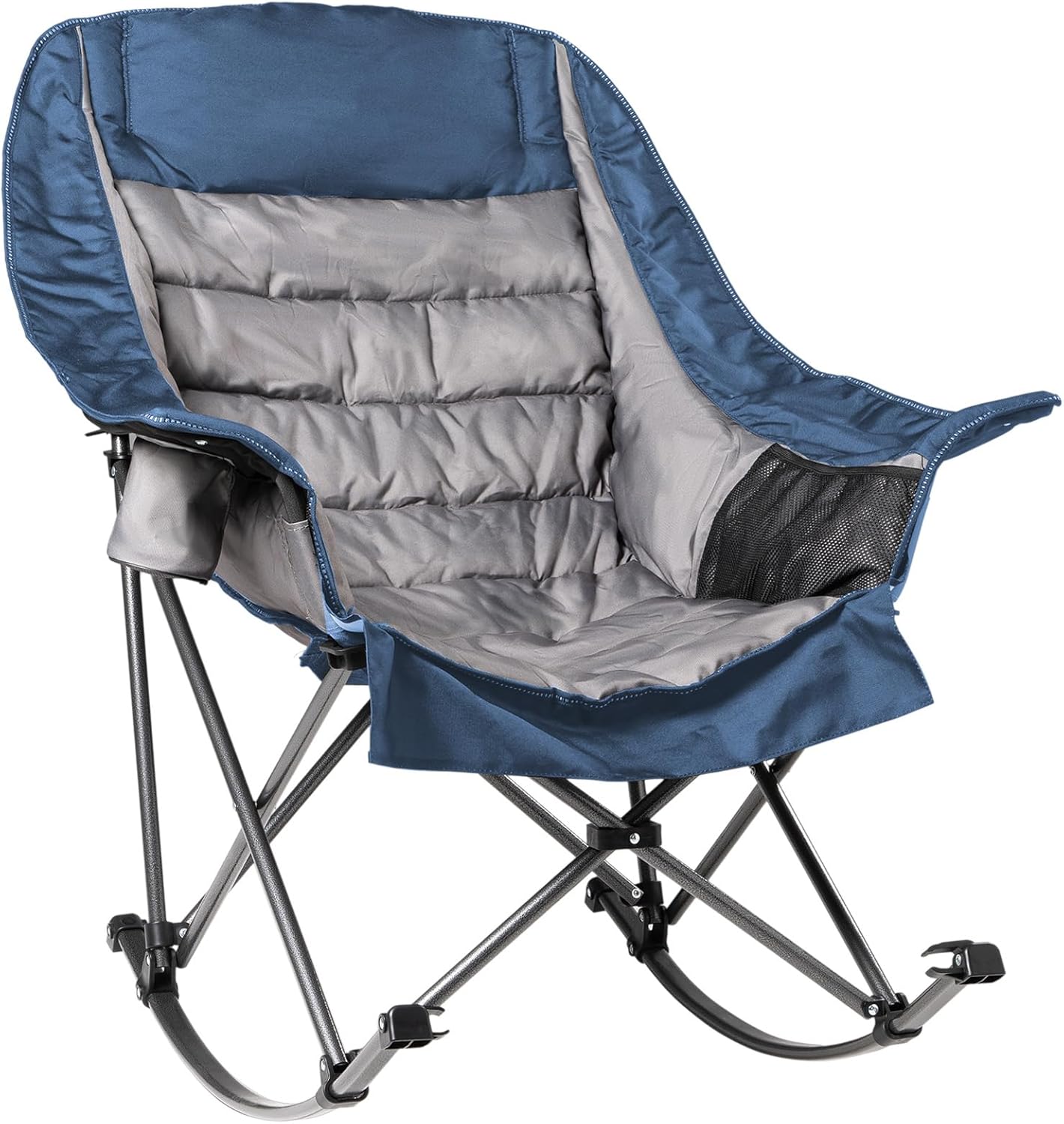 Oversized Rocking Camping Chair for Adults - 400lbs Capacity